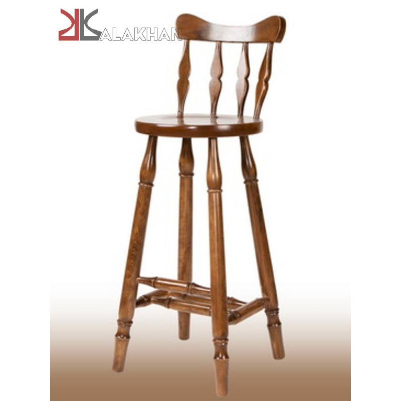 مدل صندلی چوبی پایه بلند
