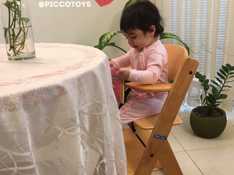 مدل صندلی غذای کودک چوبی
