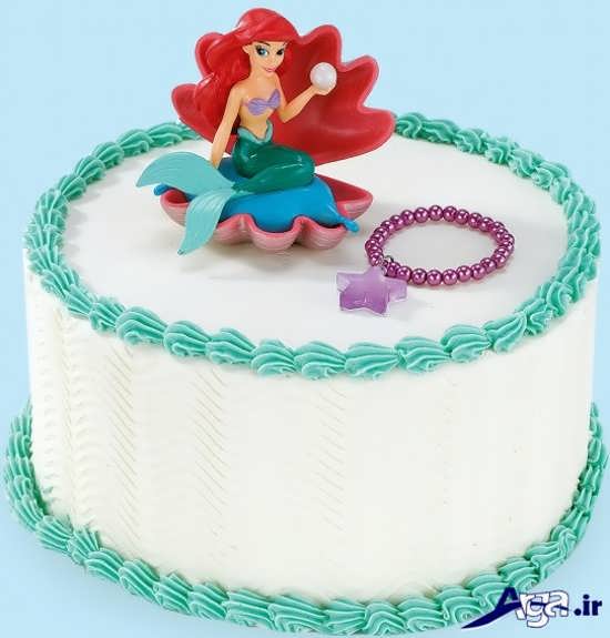 مدل کیک دخترانه با خامه
