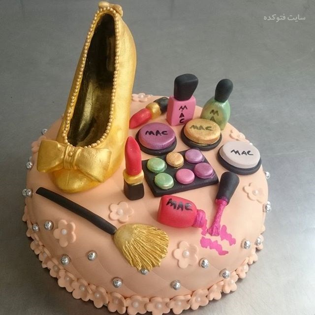 مدل عکس کیک تولد دخترانه شیک
