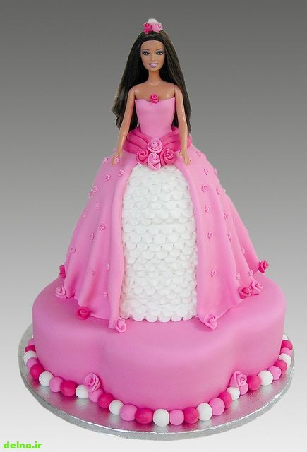 مدل کیک تولد دخترانه عروسکی جدید

