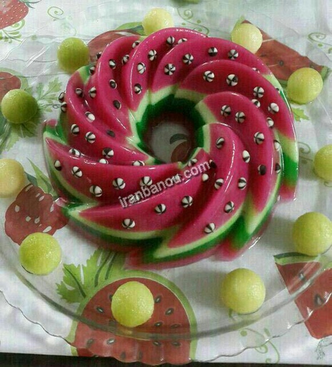 دسر هندوانه برای شب یلدا
