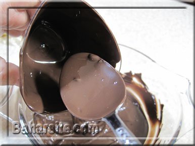 طرز تهیه دسر شکلاتی گلدانی
