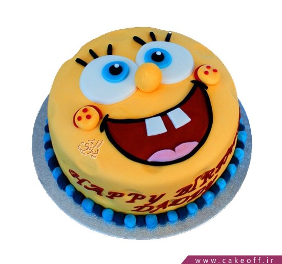 کیک تولد باب اسفنجی

