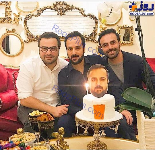 کیک تولد بازیگران مرد ایرانی

