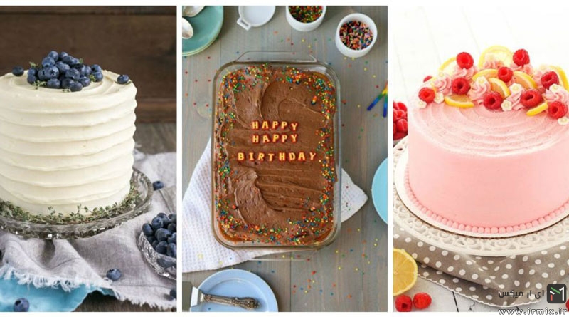 کیک تولد پسرانه ساده خانگی
