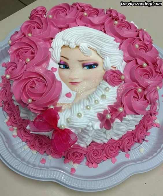 مدل کیک تولد پسرانه با خامه
