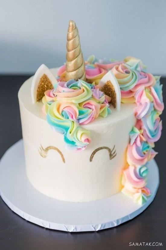کیک تولد برای دختر جوان
