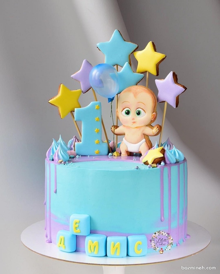 کیک تولد پسرانه
