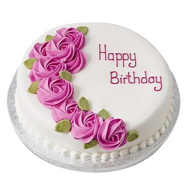 کیک تولد زیبا و ساده
