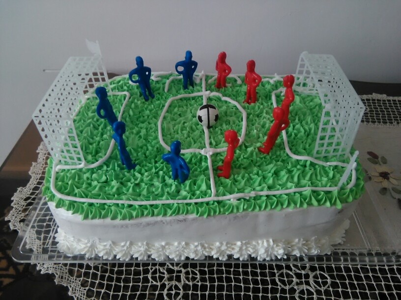 کیک های تولد زمین فوتبال
