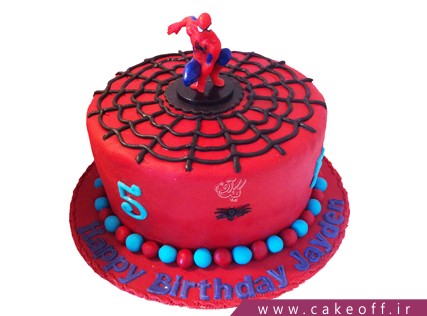 کیک مرد عنکبوتی
