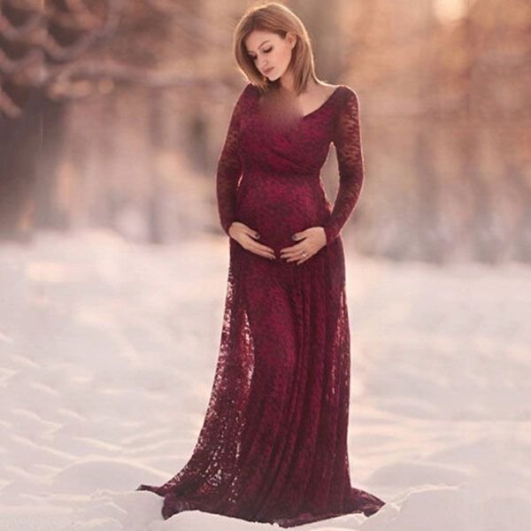 مدل لباس مجلسی بارداری

