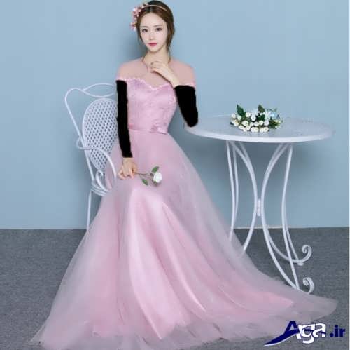 مدل لباس شب مجلسی دخترانه کره ای
