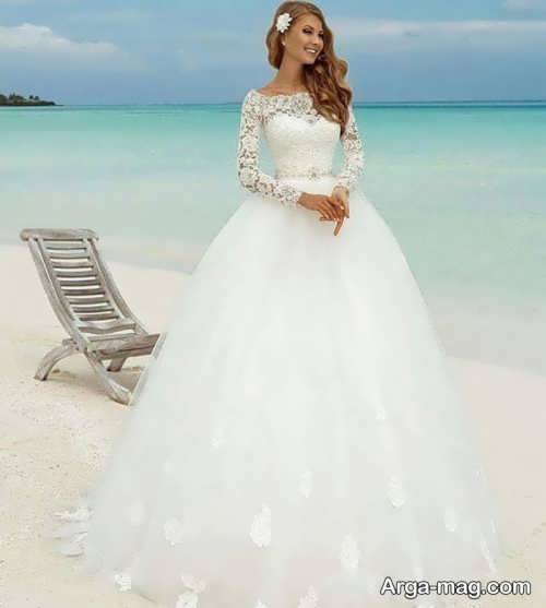 شیک ترین مدل لباس عروس پوشیده
