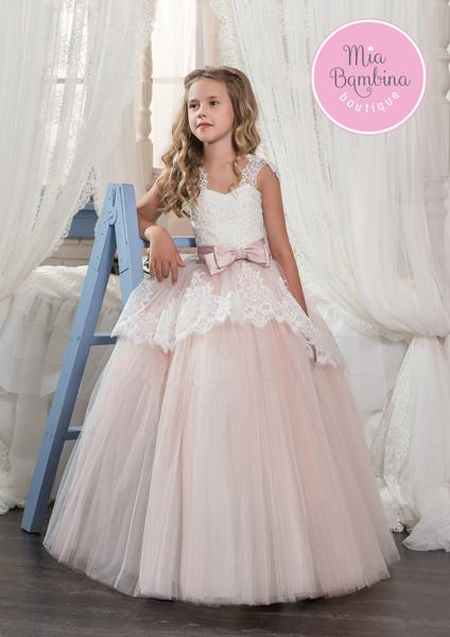 مدل لباس مجلسی و لباس عروس پرنسسی بچه گانه دخترانه

