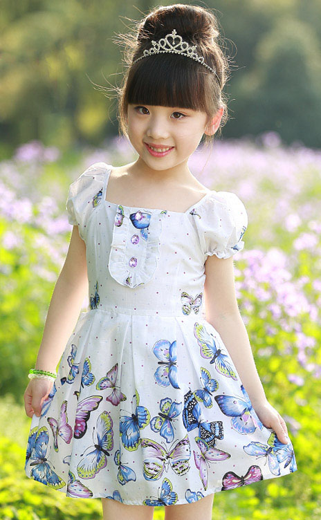 مدل لباس عروسکی کره ای بچه گانه
