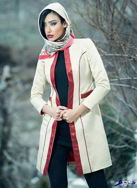 عکس تیپ اسپرت دخترانه ایرانی با مانتو
