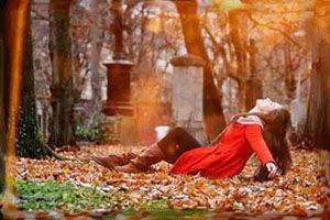 عکس پاییز عاشقانه با متن
