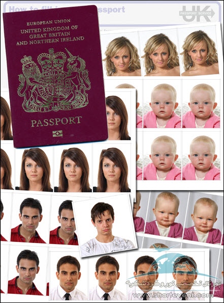 نمونه عکس پاسپورت خانم ها