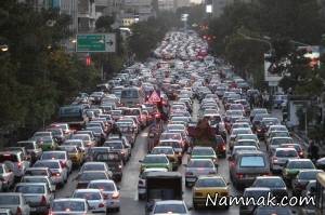 عکس ترافیک تهران