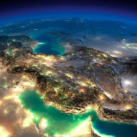 عکس فانتزی از نقشه ایران
