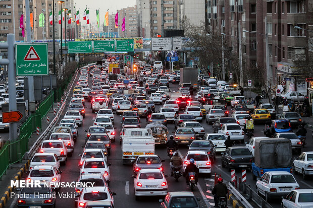 عکس از تهران ترافیک