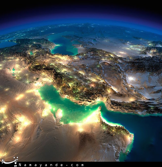 عکس ایران از فضا