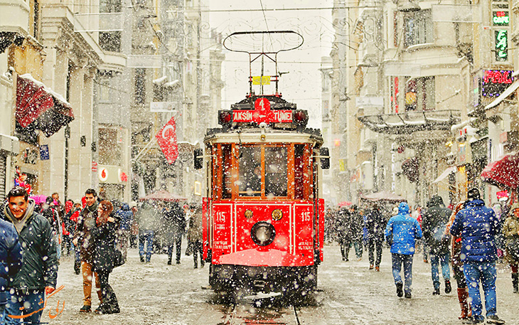 عکس هایی از استانبول در زمستان