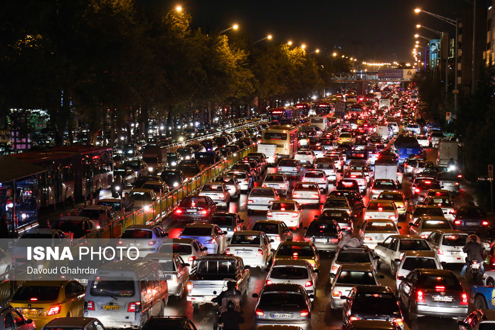 عکس از تهران ترافیک
