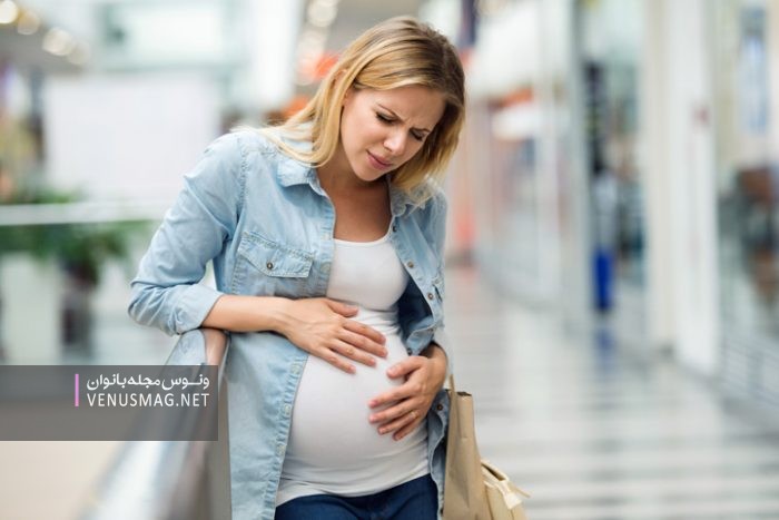 علت درد زیر شکم در هفته ششم بارداری چیست

