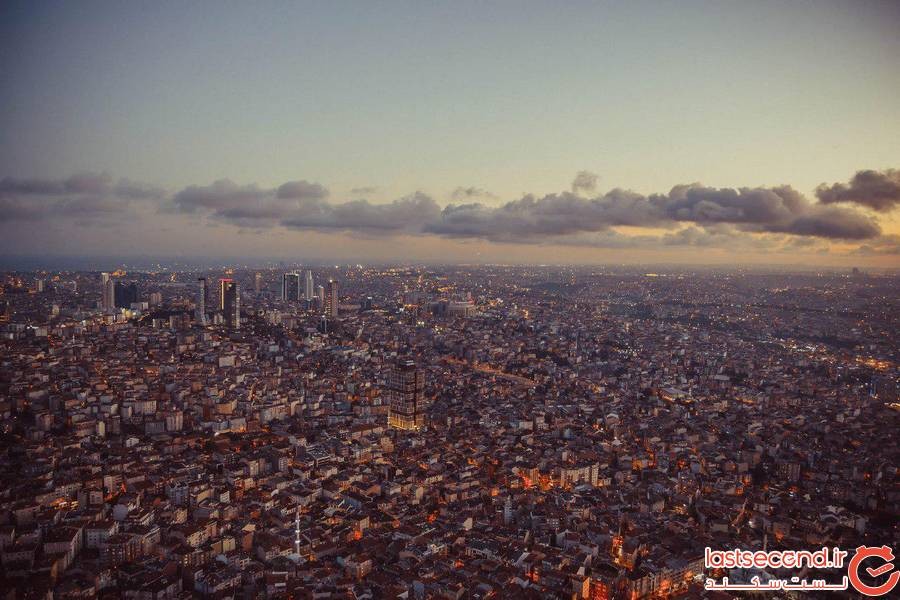 عکس استانبول از بالا