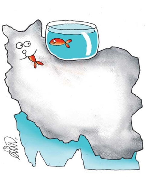 عکس کارتونی از نقشه ایران