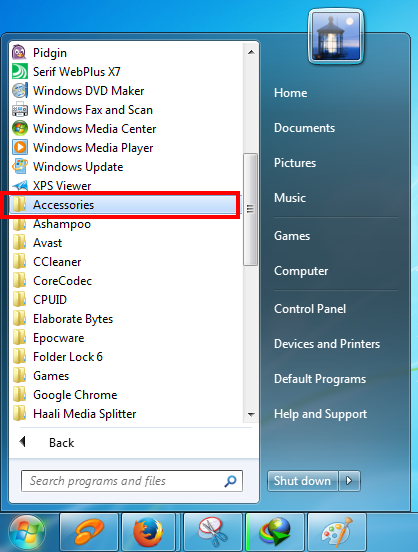 نرم افزار عکس گرفتن از صفحه کامپیوتر در ویندوز 7