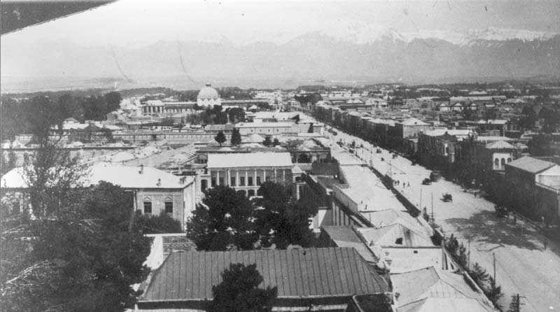 عکس هوایی قدیمی از تهران