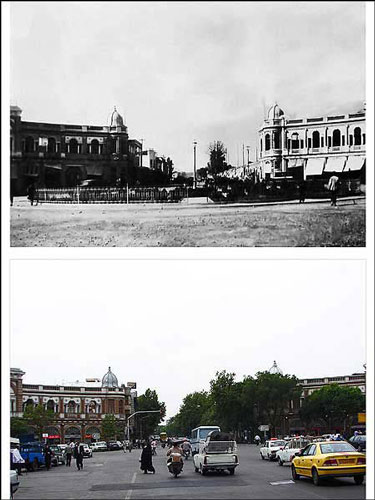 عکس مقایسه تهران قدیم و جدید