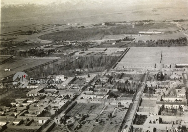عکس هوایی قدیمی تهران