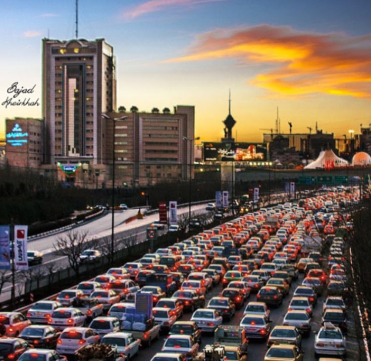 عکس هایی از ترافیک تهران