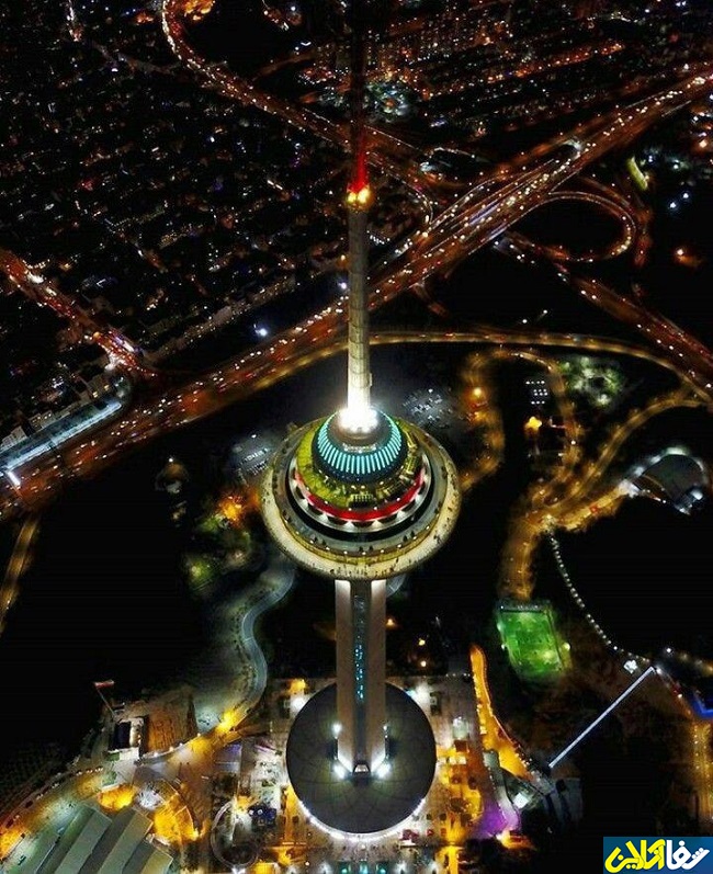 عکس زیبا از برج میلاد تهران