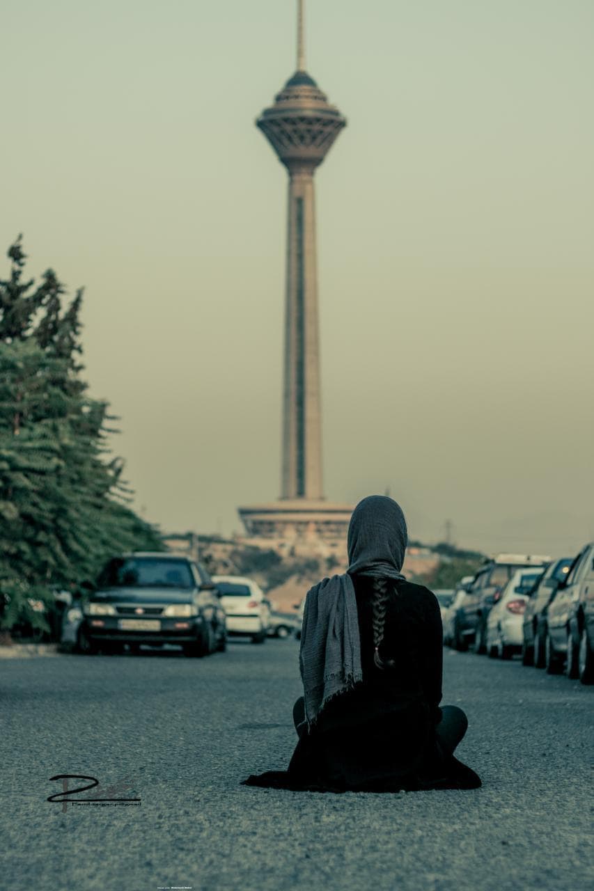 عکس نوشته تهران برج میلاد
