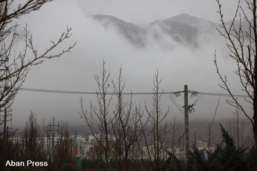 عکس روز بارانی در شیراز