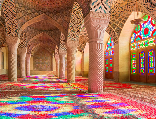 عکس مسجد نصیرالملک شیراز با کیفیت بالا