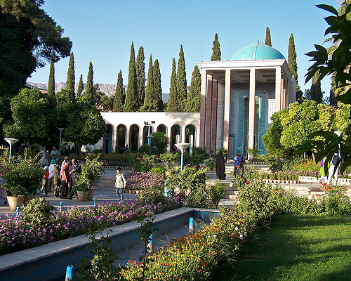 عکس جدید از آرامگاه سعدی شیرازی