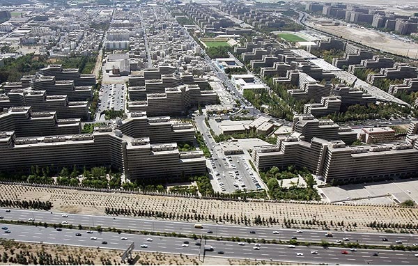تصاویر هوایی از شهرک اکباتان تهران