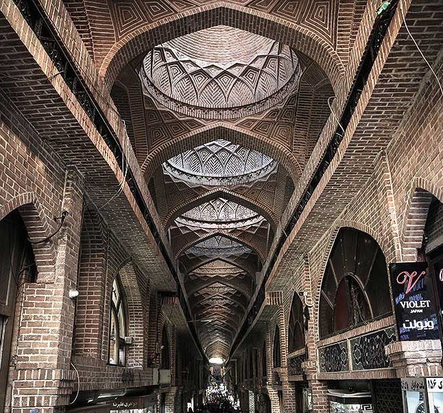 عکس قدیم بازار تهران
