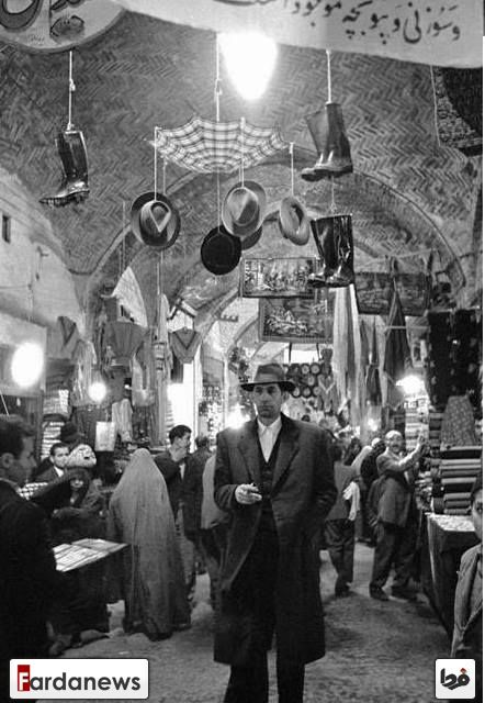 عکس قدیم بازار تهران
