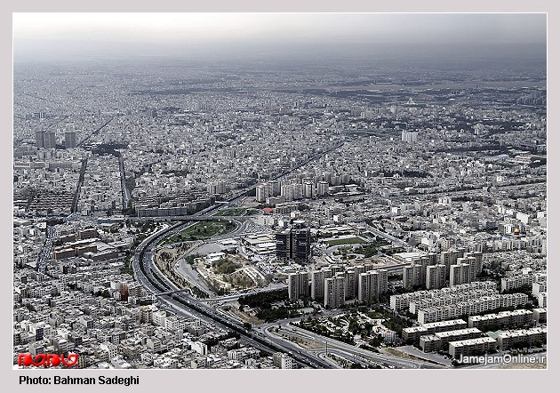 عکس های تهران از بالای برج میلاد
