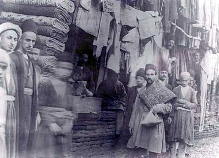 عکس قدیمی از بازار تهران