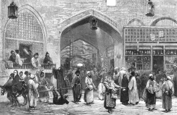 عکسهای قدیمی بازار بزرگ تهران