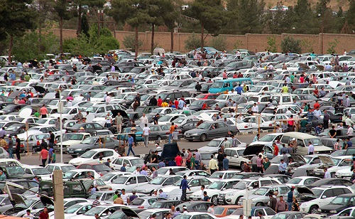 عکس بازار تهران ماشین